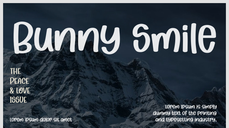 Bunny Smile Font