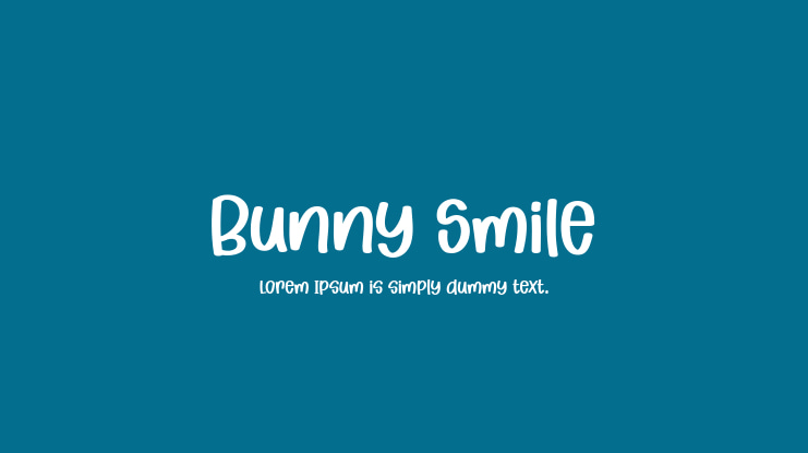 Bunny Smile Font