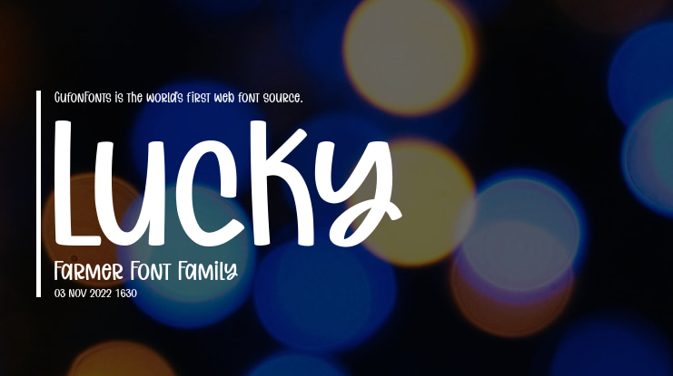 Lucky Farmer Font