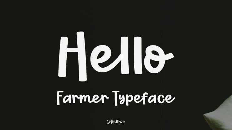Hello Farmer Font
