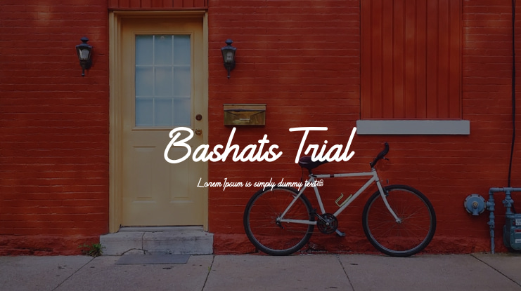 Bashats Trial Font