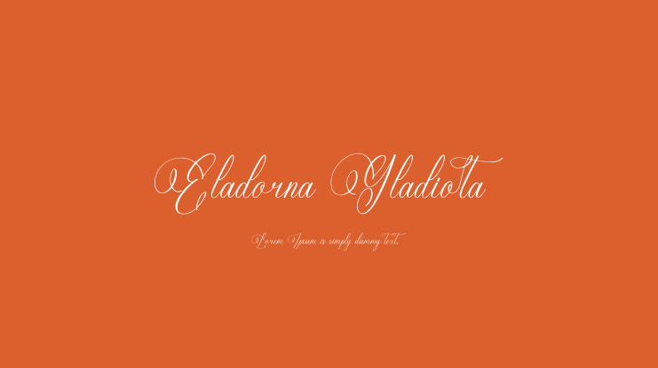 Eladorna Gladiota Font