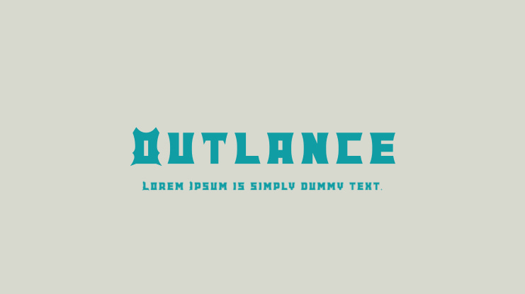 Outlance Font