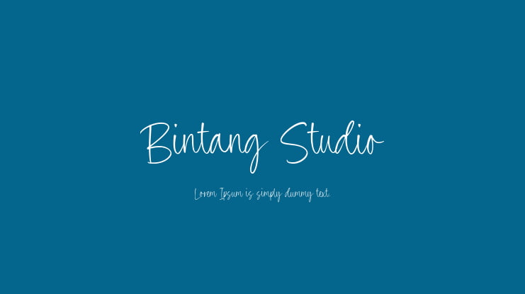 Bintang Studio Font