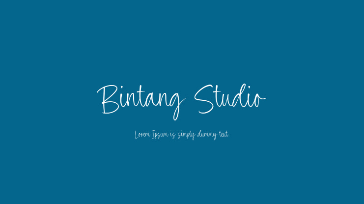 Bintang Studio Font