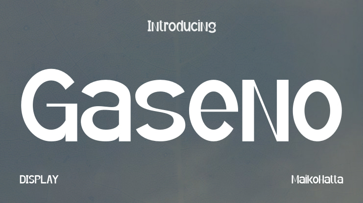 Gaseno Font Family