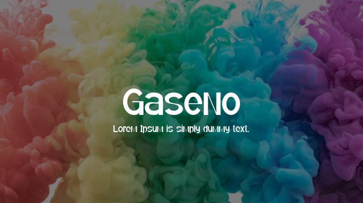 Gaseno Font Family