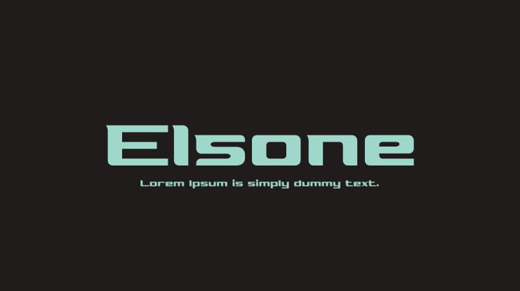 Elsone Font