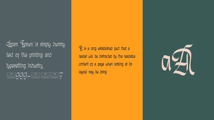Unholy Trinity Free Font