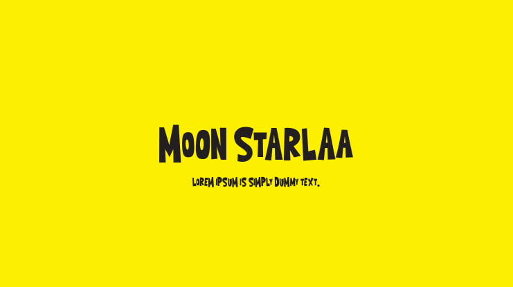 Moon Starlaa Font