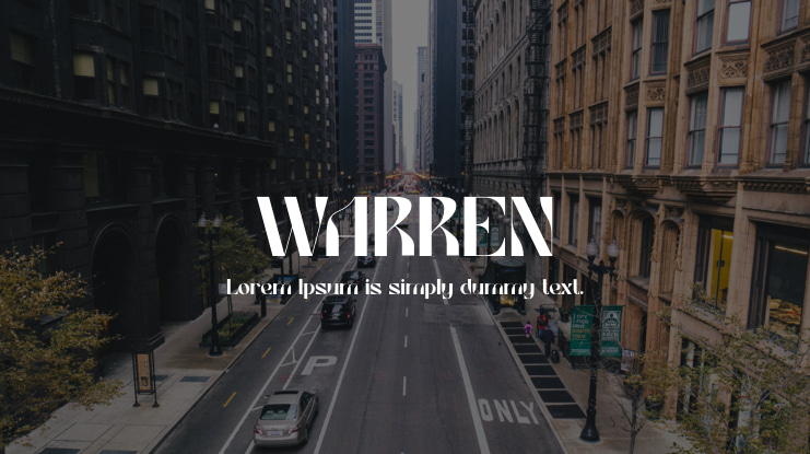 WARREN Font