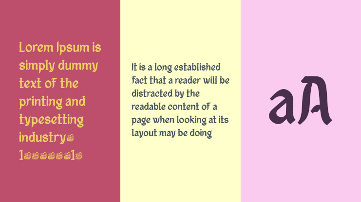 fael MAOOF Trial Font