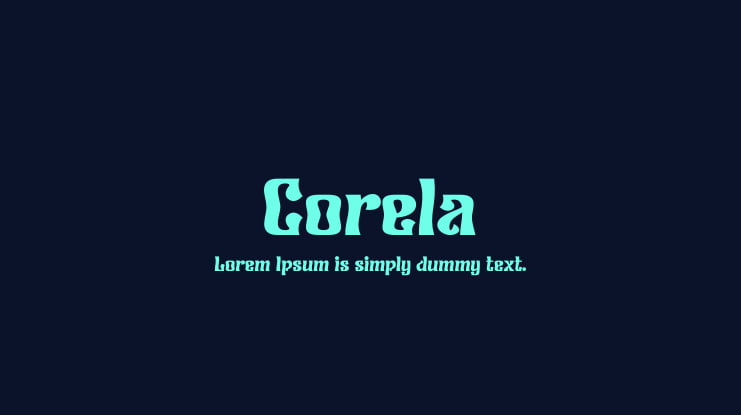 Corela Font