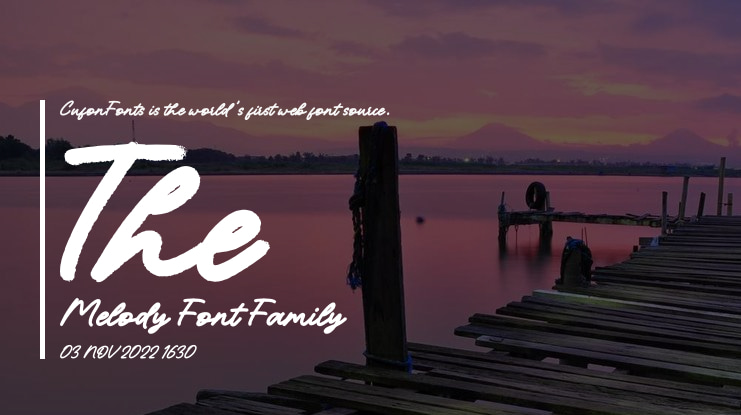 The Melody Font