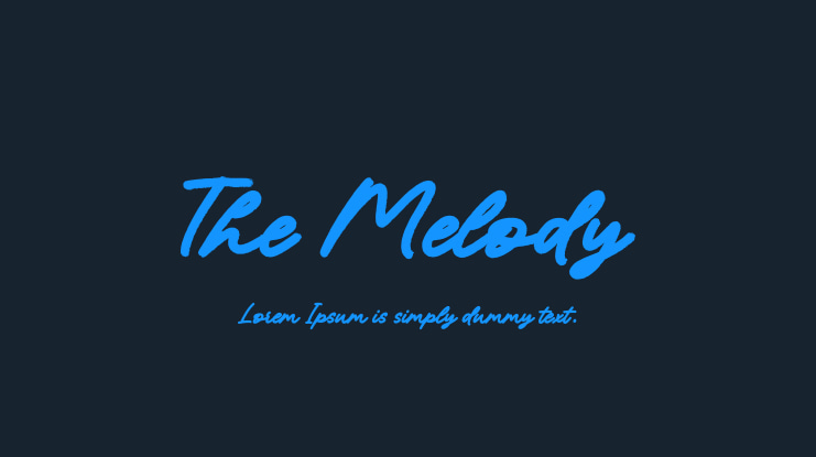 The Melody Font