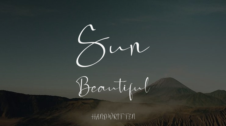 Sun Beautiful Font