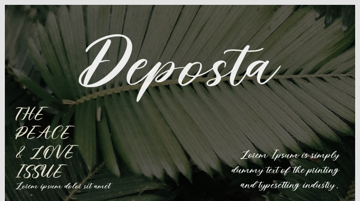 Deposta Font