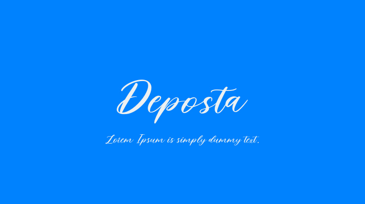 Deposta Font