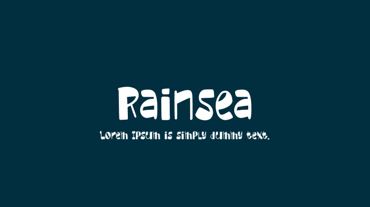 Rainsea Font