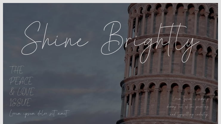 Shine Brightly Font