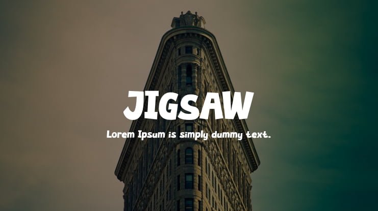 JIGSAW Font