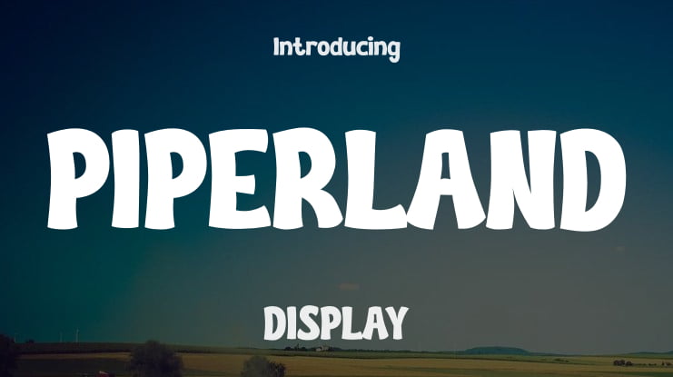 PIPERLAND Font