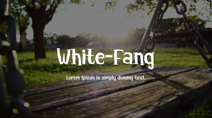 White-Fang Font