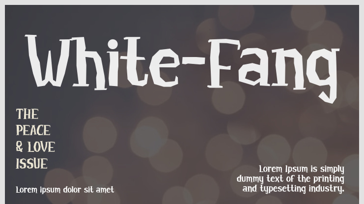 White-Fang Font