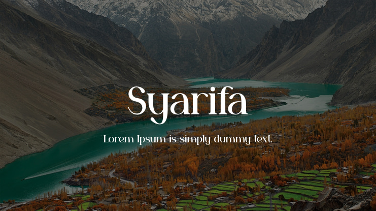 Syarifa Font