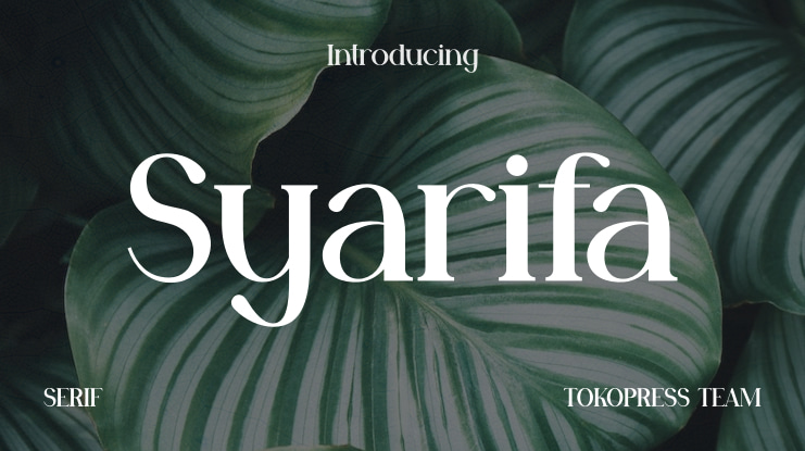 Syarifa Font