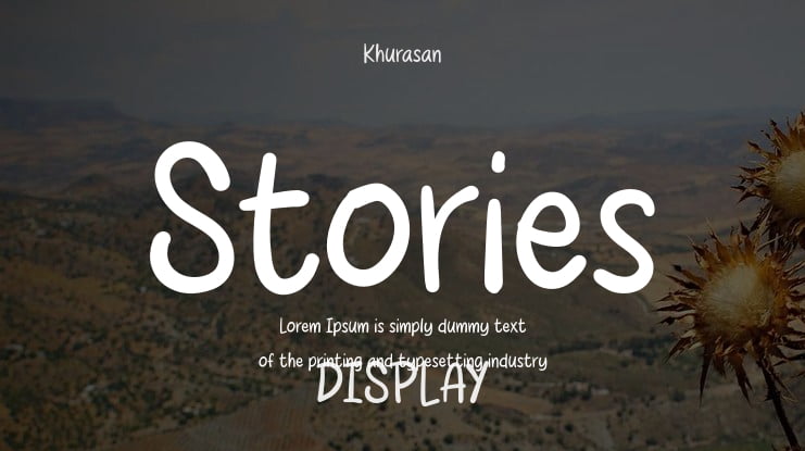 Stories Font