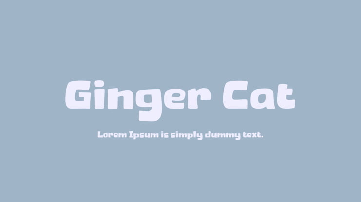Ginger Cat Font