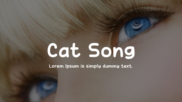 Cat Song Font