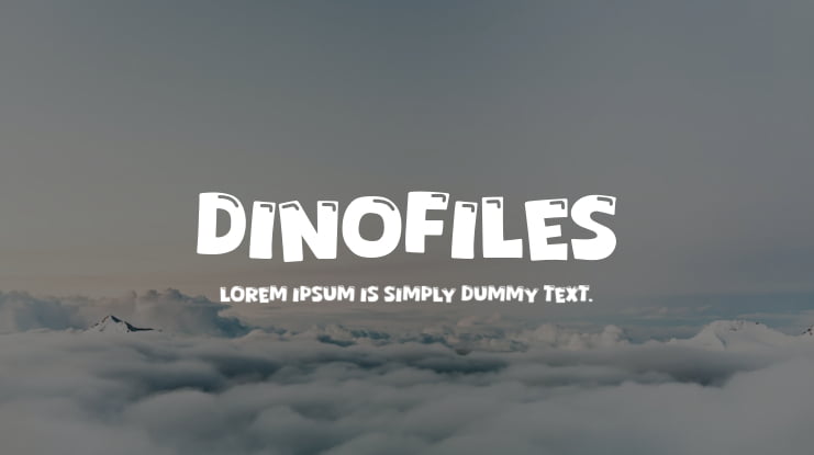 Dinofiles Font