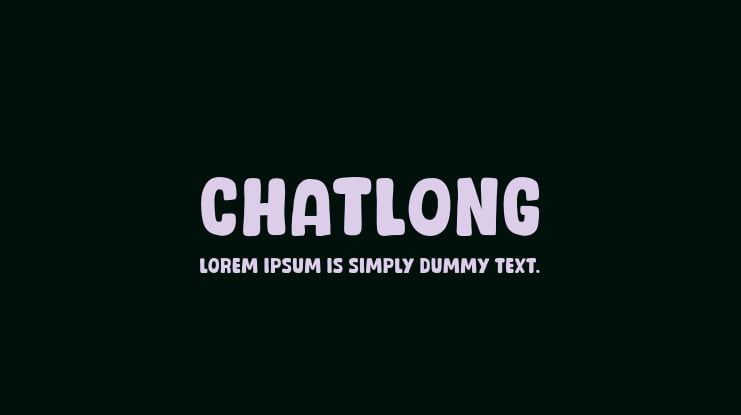 Chatlong Font