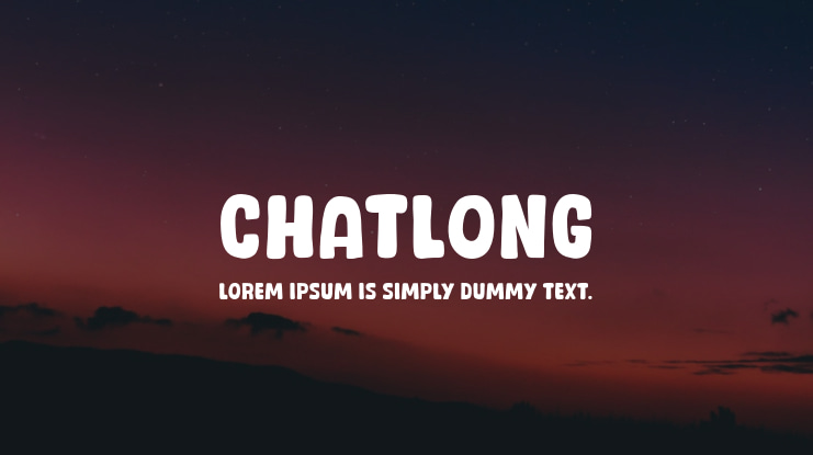 Chatlong Font