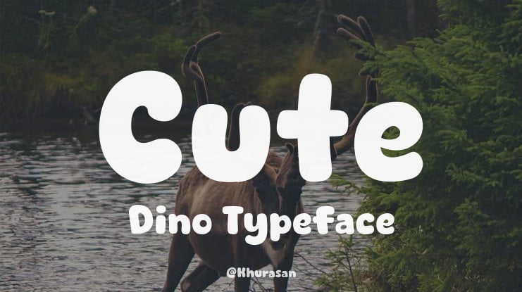 Cute Dino Font