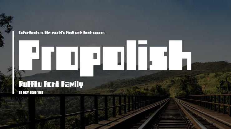 Propolish Rufftu Font
