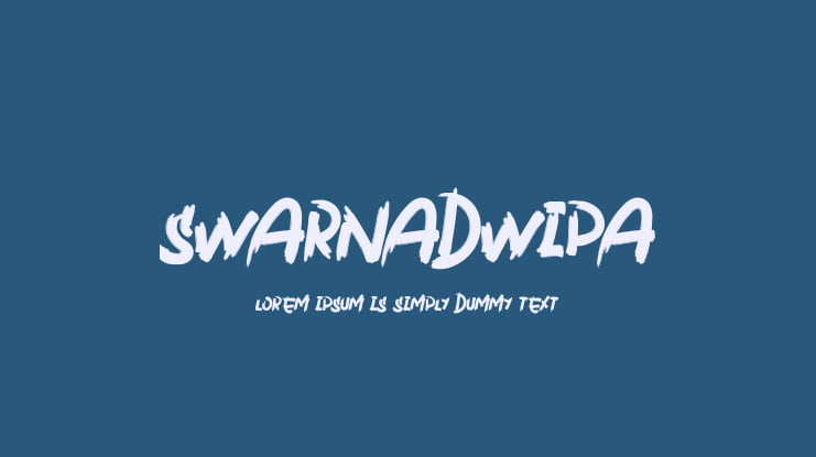 Swarnadwipa Font