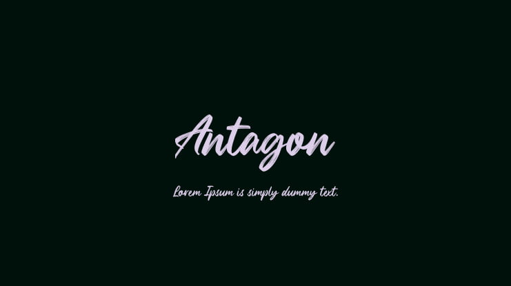 Antagon Font