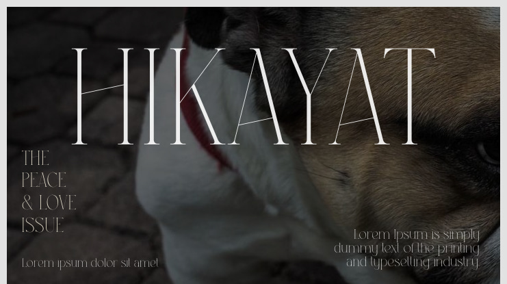HIKAYAT Font