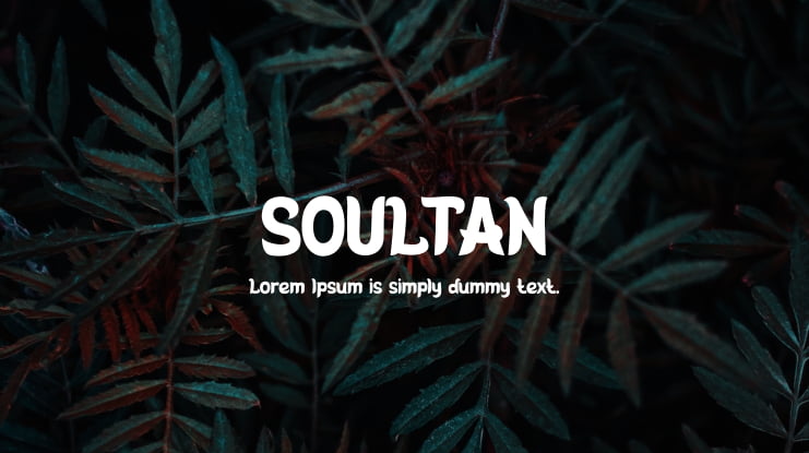 SOULTAN Font
