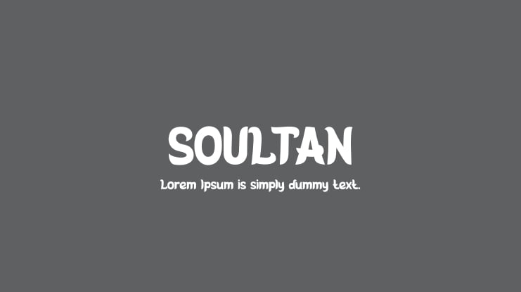 SOULTAN Font