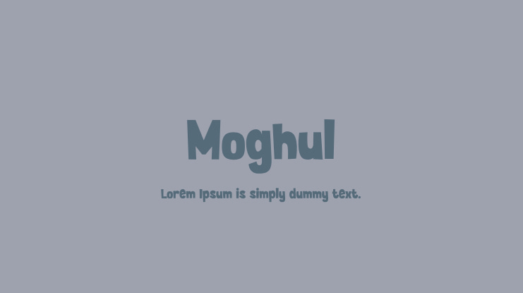 Moghul Font