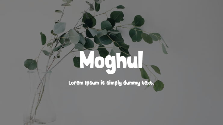 Moghul Font