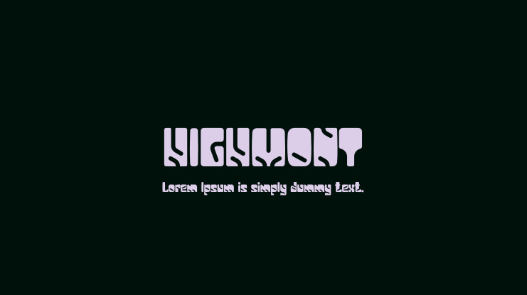 HIGHMONT Font