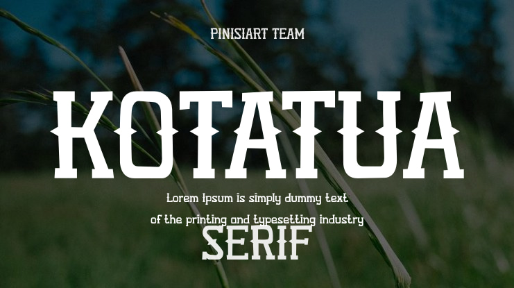 KOTATUA Font