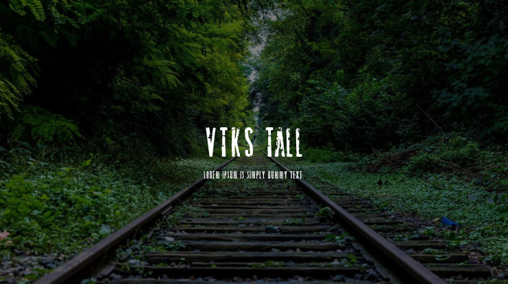 VTKS TALL Font