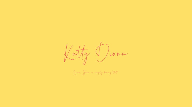 Katty Diona Font