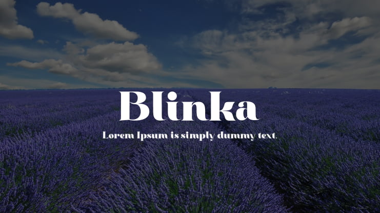 Blinka Font